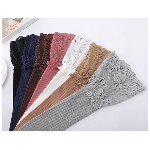 Image of 1Pair Sexy Stocking Warm Lace Thigh High Over The Knee Stockings