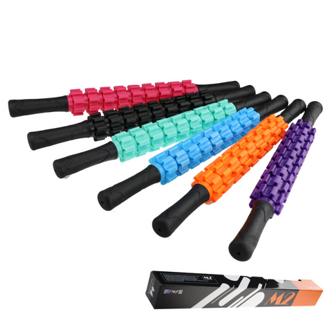 Image of Muscle Roller Stick Body Massage Roller for Fitness Yoga Legs Arm