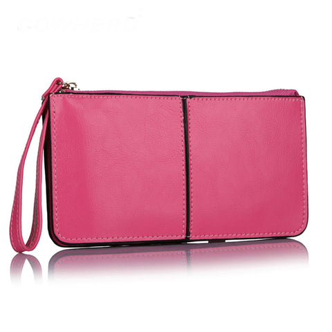 Image of Perfect Wristlet Oil Wax Genuine Leather