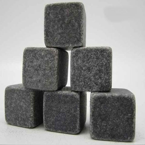 Image of Drixon (6/9pc Set) 100% Natural Whiskey Stones Sipping Ice Cube Whisky Stone Whisky Rock Cooler Wedding Gift Favor Christmas Bar Men's gift