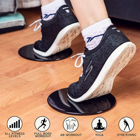 Image of 2Pcs Professional Gliding Discs Yoga Slider Fitness Disc Exercise Sliding Plate Pilates workout Abdominal Training Equipment Accessories