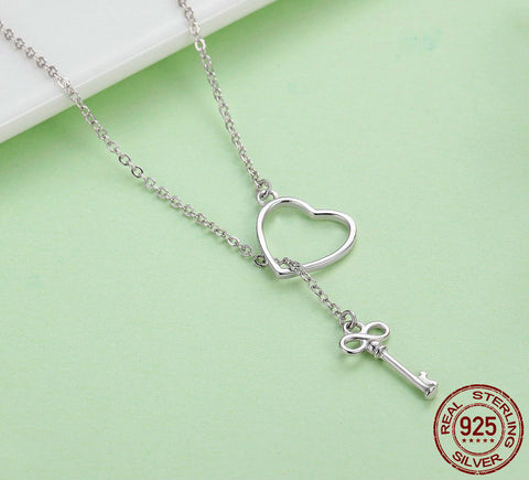 Image of The Key To Your Heart Pendant Necklaces