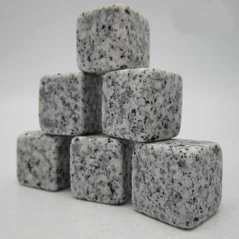 Image of Drixon (6/9pc Set) 100% Natural Whiskey Stones Sipping Ice Cube Whisky Stone Whisky Rock Cooler Wedding Gift Favor Christmas Bar Men's gift