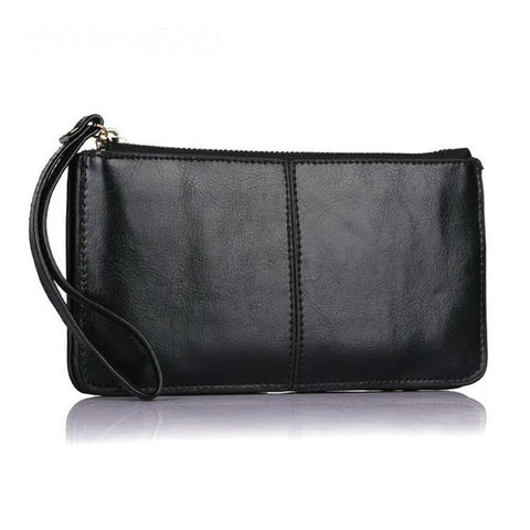 Image of Perfect Wristlet Oil Wax Genuine Leather