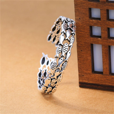Image of 925 Sterling Silver Fish Bracelet