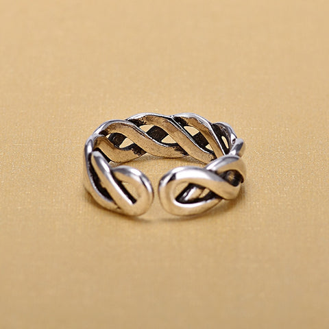 Image of 925 Sterling Silver Twisted Ring