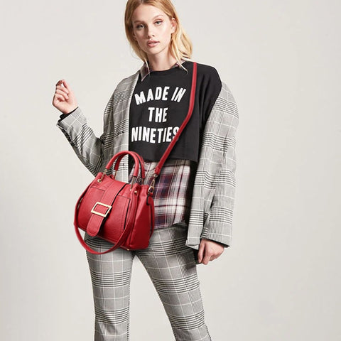 Image of Classic Buckle Handbag