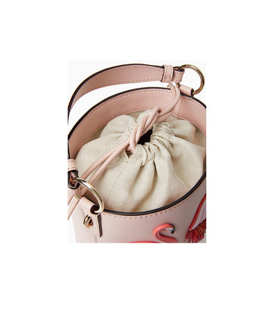 Image of Flamingo bucket bag