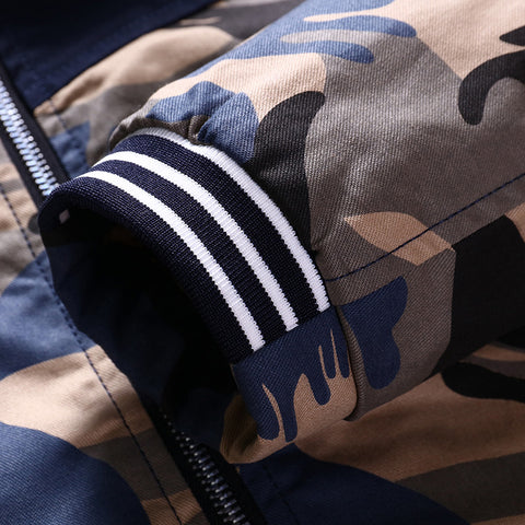 Image of Camo Jacket Men Thick Outwear Overcoat Winter Warm Mens Bomber Jackets Coats Casual Hoodies Male European New Brand Clothing 4XL