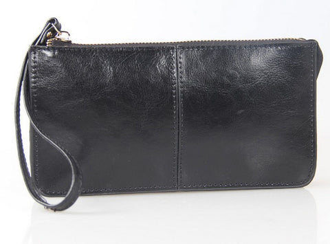 Image of Perfect Wristlet Oil Wax Genuine Leather