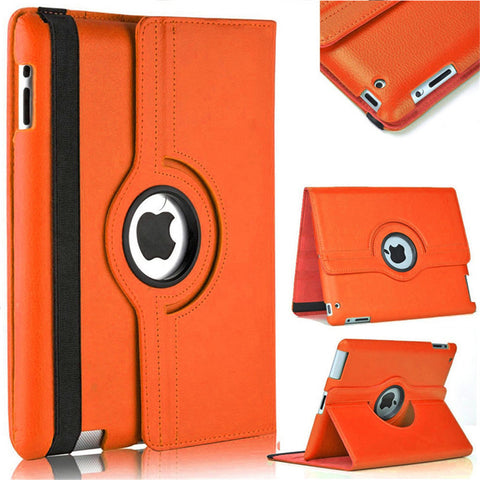 Image of Case For iPad 2 3 4 Leather Rotating Stand Cover For iPad 4 3 2 Tablet Protective Case