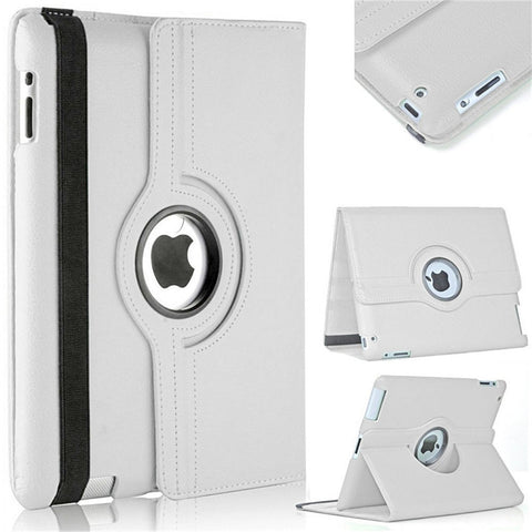 Image of Case For iPad 2 3 4 Leather Rotating Stand Cover For iPad 4 3 2 Tablet Protective Case