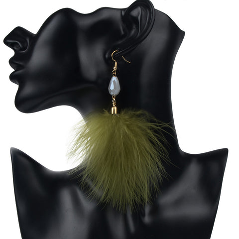 Image of Bohemian Handmade Feather Earrings