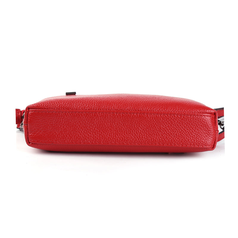 Leather Clutch Genuine Cowhide Leather Small Handbags Cross body