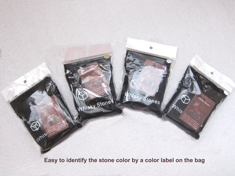 Image of Drixon (6/9pc Set) 100% Natural Whiskey Stones Sipping Ice Cube Whisky Stone Whisky Rock Cooler Wedding Gift Favor Christmas Bar Men's gift