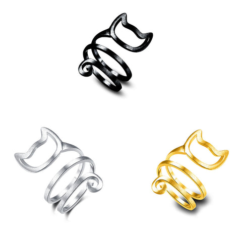 Image of Cat Wrap Adjustable Ring