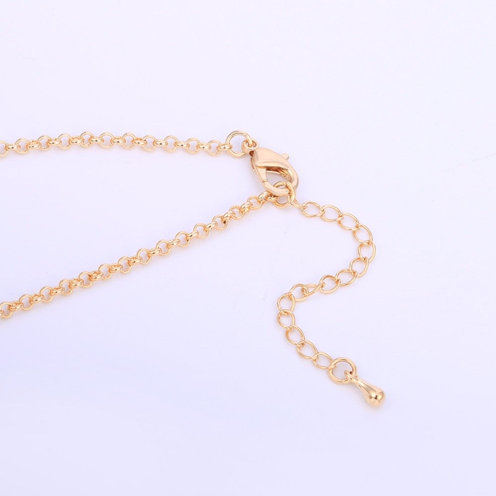 Elegant Ovals & Circles Necklace