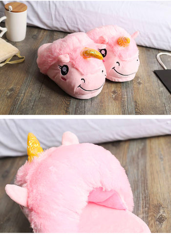 Image of Catch the Uncatchable Unicorn slippers