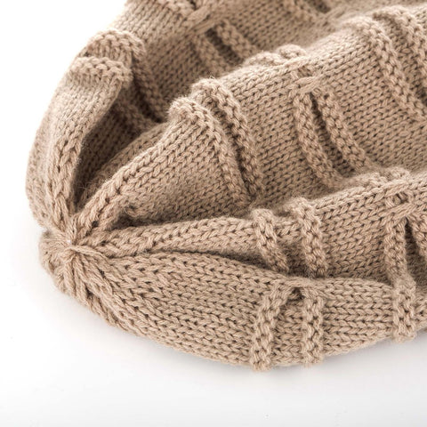 Image of True Knitted Winter Hat Solid Color Unisex Beanie