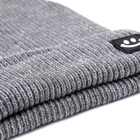 Image of Winter Knitted Unisex Hat Cotton Beanie