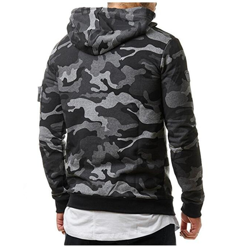 Hoodies Men Autumn 2017 Men Military camouflage sweatshirt Pullover Casual Hip hop Hoodies & Sweatshirts Plus velvet 3d hoodies