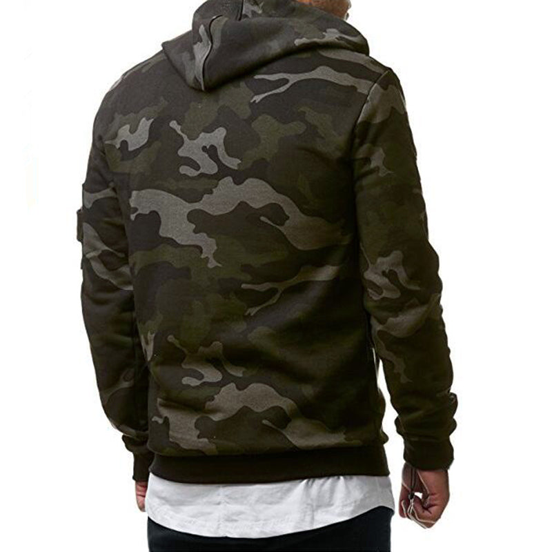 Hoodies Men Autumn 2017 Men Military camouflage sweatshirt Pullover Casual Hip hop Hoodies & Sweatshirts Plus velvet 3d hoodies