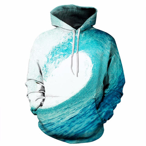 Image of ocean Sea Waves Sweatshirt Men/Women 3d Hoodies Print Blue Waves Hooded Hoody Brand Hoodies Tracksuits Tops