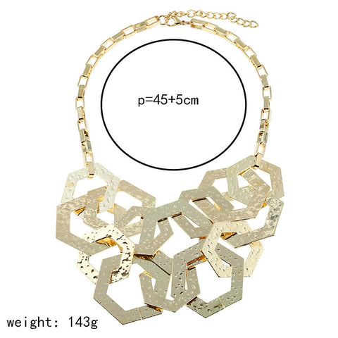 Image of Geometry Vintage Necklace