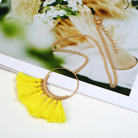 Image of Bohemian Tassel Necklace