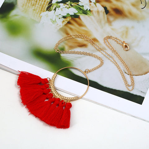 Image of Bohemian Tassel Necklace
