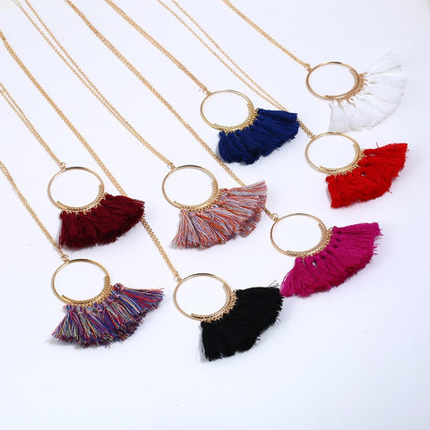 Image of Bohemian Tassel Necklace