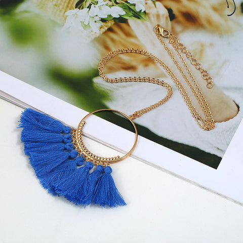 Image of Bohemian Tassel Necklace
