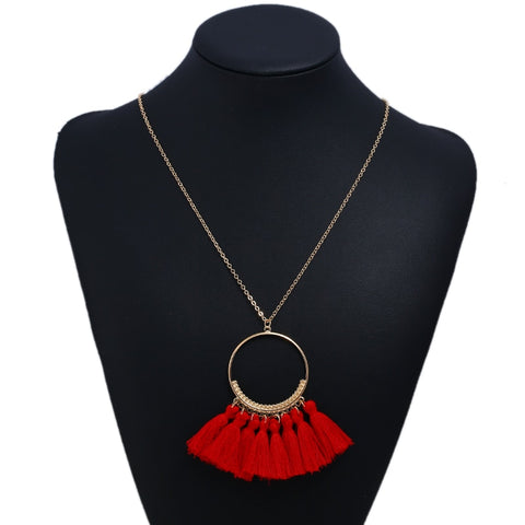 Image of Bohemian Tassel Necklace