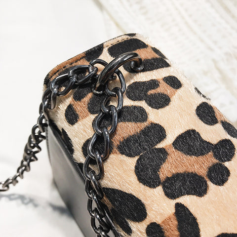 Image of Leopard & Tassel Purse