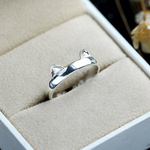 Image of 925 Silver Cat Ring