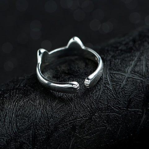 Image of 925 Silver Cat Ring
