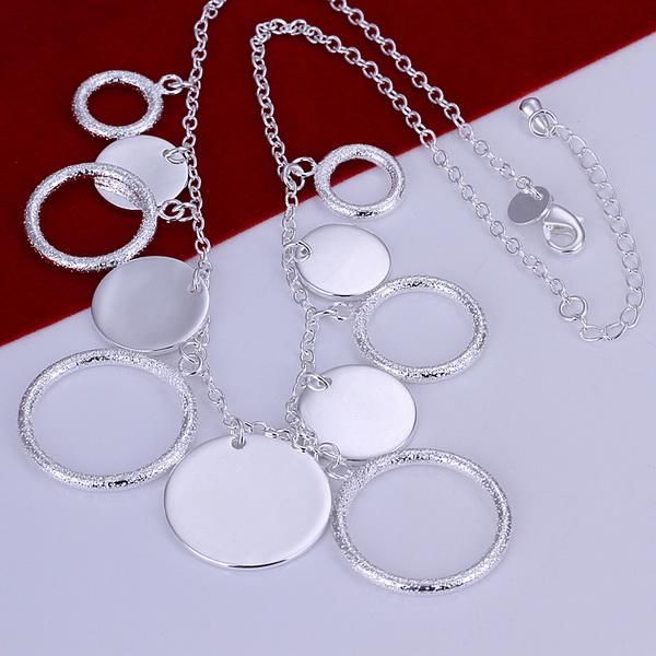 Circle 925 Sterling Silver Necklace