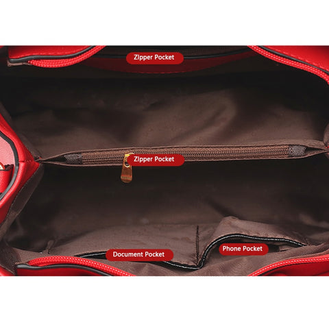 Image of Gorgeous Floral Leather Handbag or Purse with Shoulder or Crossbody strap