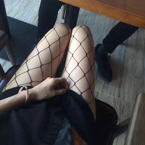 Image of Fishnet Pantyhose Thin Stockings Mesh Nylon Tights