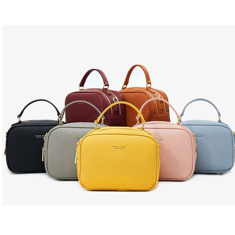 Image of Handbags and Purses Women Bags 2 Zipper Shoulder Bags Crossbody Tote Bags Top-Handle Bags