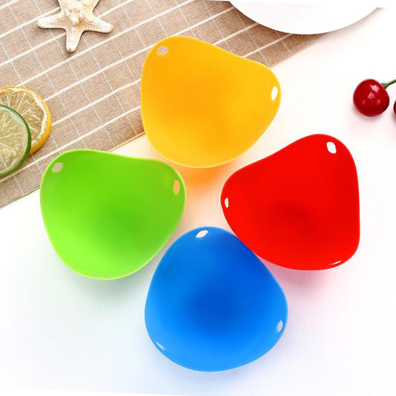 4 pc Silicone Egg Poachers