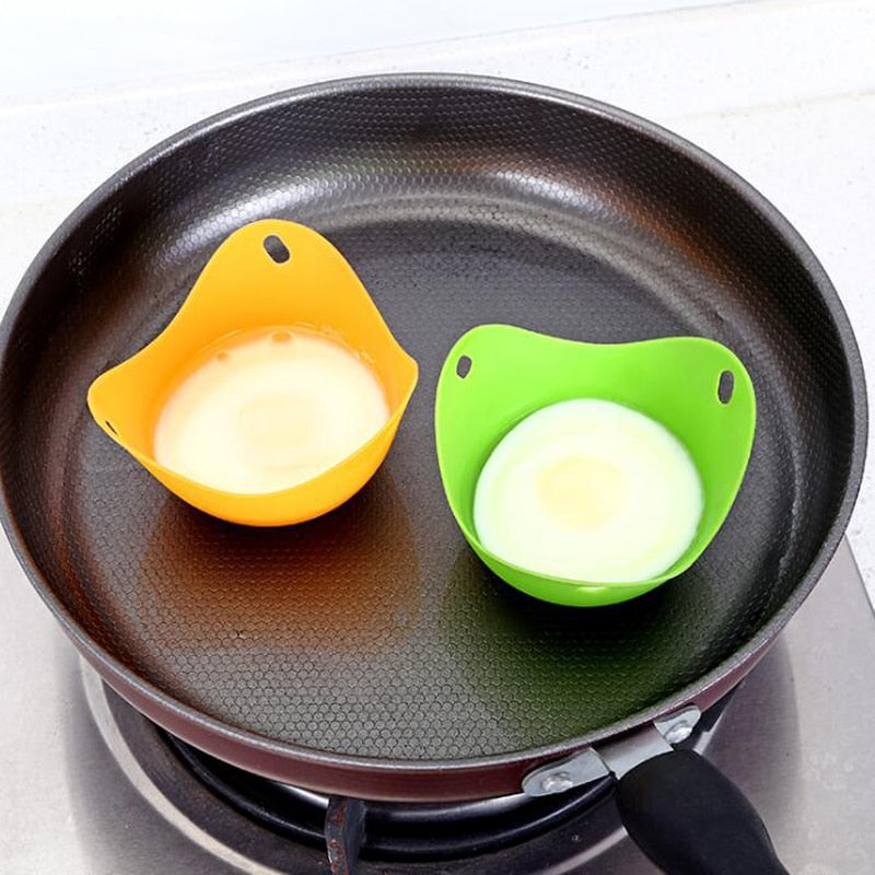 4 pc Silicone Egg Poachers