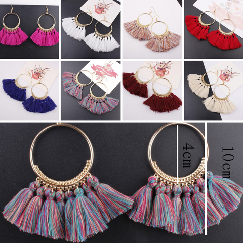 Image of Bohemian Tassel Earrings