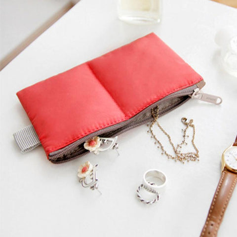 Image of Waterproof Cosmetic Bag Drawstring Makeup Bag Beauty Case