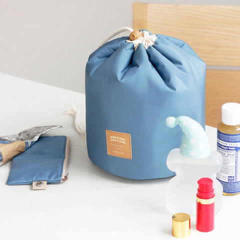 Image of Waterproof Cosmetic Bag Drawstring Makeup Bag Beauty Case