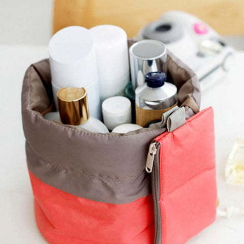 Image of Waterproof Cosmetic Bag Drawstring Makeup Bag Beauty Case