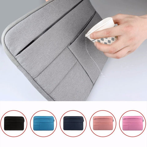 Image of Waterproof Laptop Bag Case Solid Computer Cover For Dell HP Acer Lenovo For MacBook 11.6 12 13 14 15 15.6 inch Laptop Sleeve