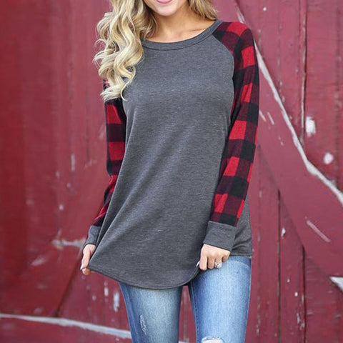 Image of Long Sleeve Sweatshirt laid Sweatshirt