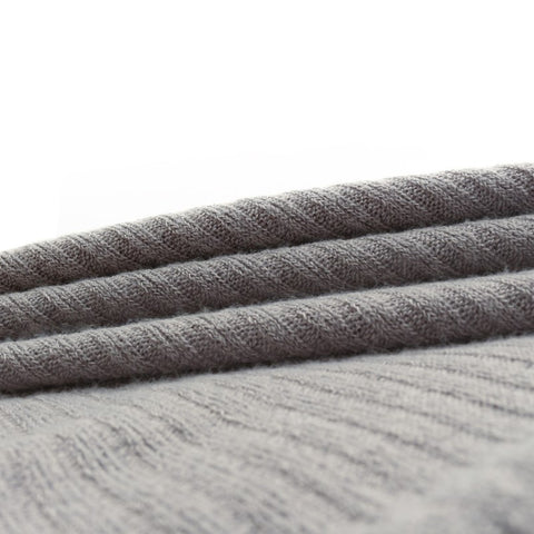 Image of Off Shoulder Oversized Winter Off Shoulder Oversized Knitted Sweaters Ladies Runway Sweaters Winter Tops