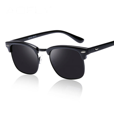 Image of Classic Half Metal Polarized Sunglasses Men Women Brand Designer Glasses Mirror Sun Glasses Fashion